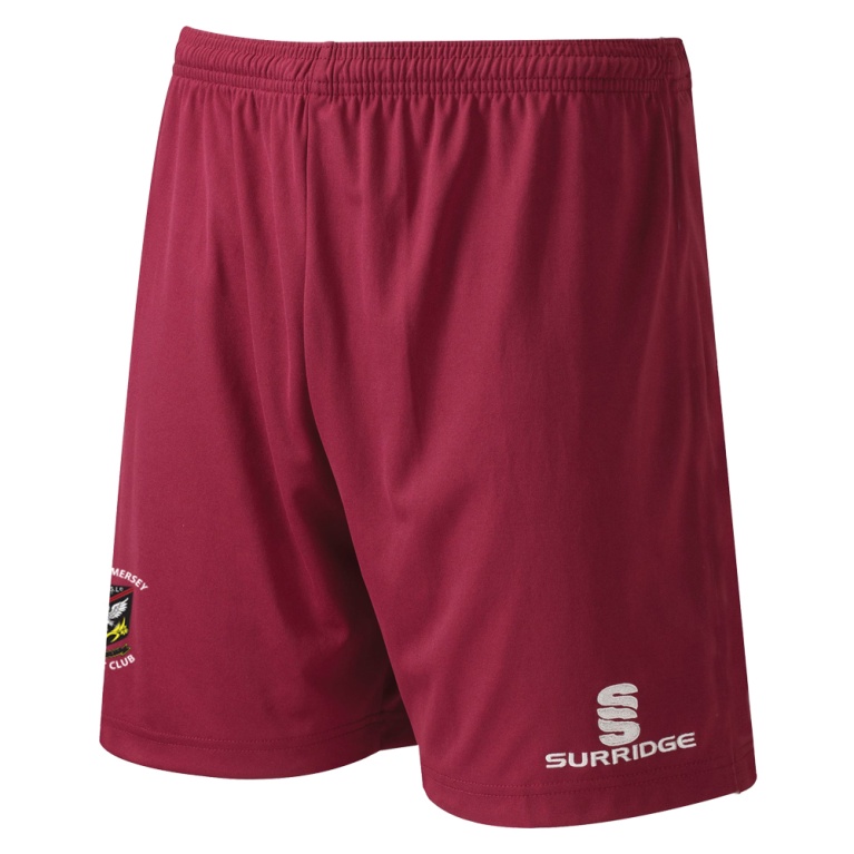 Heaton Mersey Match Short Maroon