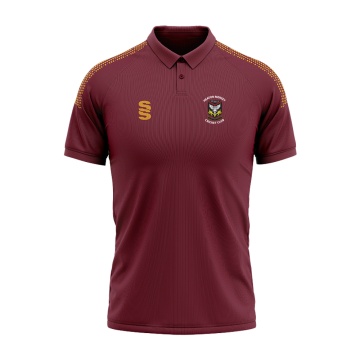 Heaton Mersey Elite Polo Shirt - Mens - Maroon