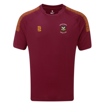 Heaton Mersey cc Dual Games Shirt : Maroon